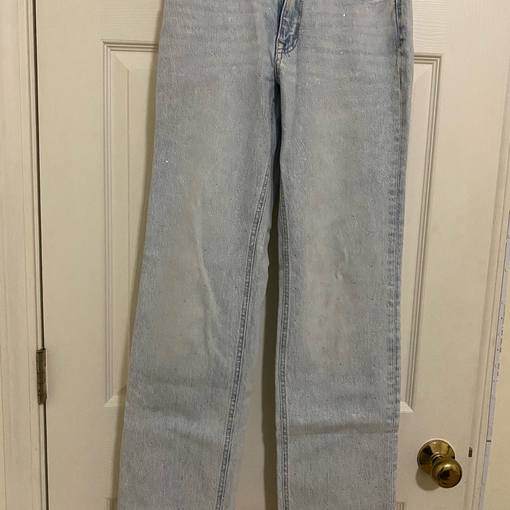 Maurices Sky Blue Straight Leg Jeans